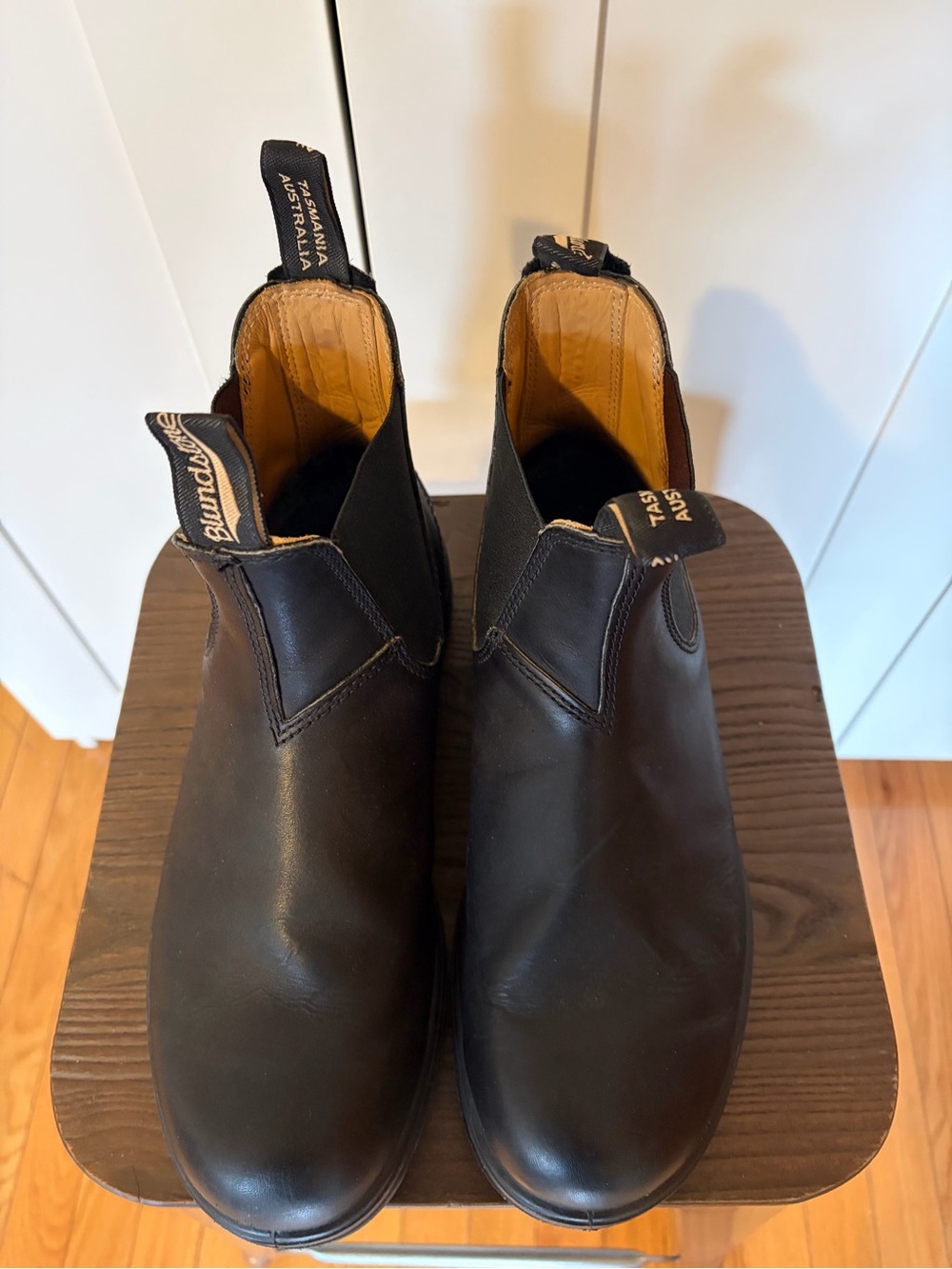 Blundstone Unisex Black Leather Chelsea Boots
